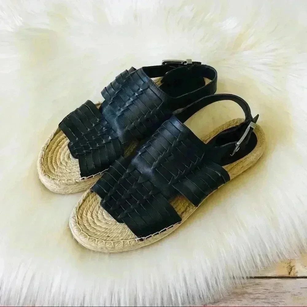 Rebecca Minkoff Espadrille Sandals Leather Shoes